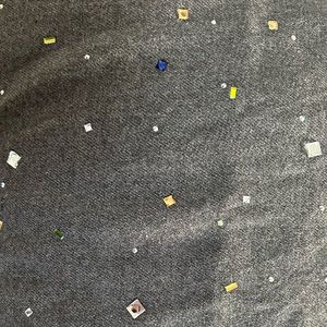 6 foot pashmina rap with rhinestones